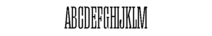 Right Slab Tall Variable Font UPPERCASE