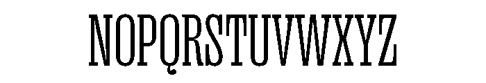Right Slab Tight Variable 2 Font UPPERCASE