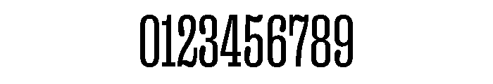 Right Slab Tight Variable 3 Font OTHER CHARS