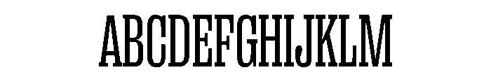 Right Slab Tight Variable 3 Font UPPERCASE
