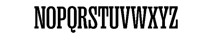 Right Slab Tight Variable 4 Font UPPERCASE