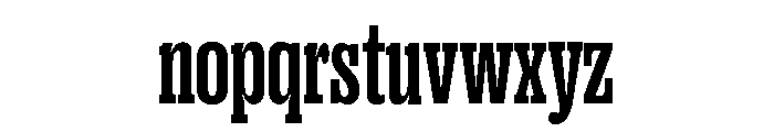 Right Slab Tight Variable 5 Font LOWERCASE