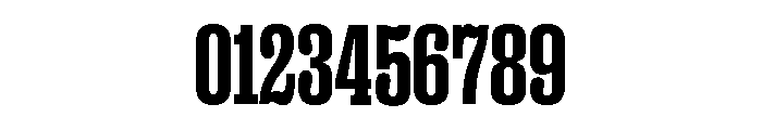 Right Slab Tight Variable 6 Font OTHER CHARS