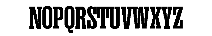Right Slab Tight Variable 6 Font UPPERCASE