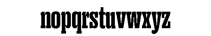 Right Slab Tight Variable 6 Font LOWERCASE