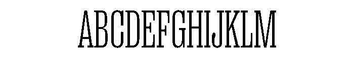 Right Slab Tight Variable Font UPPERCASE