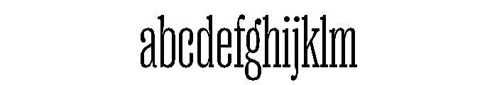 Right Slab Tight Variable FONT