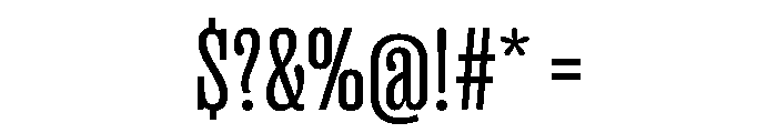 Right Slab Variable 10 Font OTHER CHARS