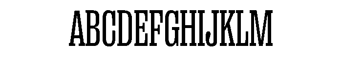 Right Slab Variable 10 Font UPPERCASE