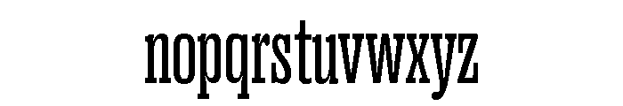 Right Slab Variable 10 Font LOWERCASE
