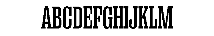 Right Slab Variable 11 Font UPPERCASE