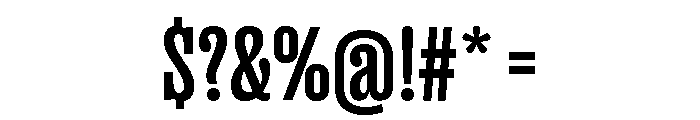 Right Slab Variable 12 Font OTHER CHARS