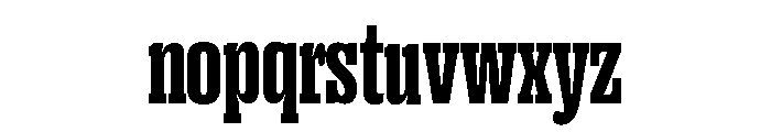 Right Slab Variable 13 Font LOWERCASE