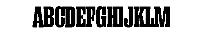 Right Slab Variable 14 Font UPPERCASE