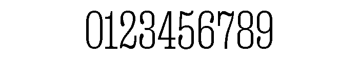 Right Slab Variable 15 Font OTHER CHARS