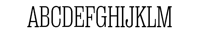 Right Slab Variable 15 Font UPPERCASE