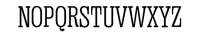 Right Slab Variable 16 Font UPPERCASE