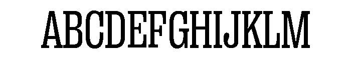 Right Slab Variable 17 Font UPPERCASE