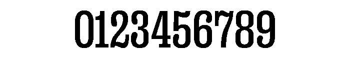 Right Slab Variable 18 Font OTHER CHARS