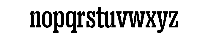 Right Slab Variable 18 Font LOWERCASE