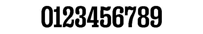 Right Slab Variable 19 Font OTHER CHARS