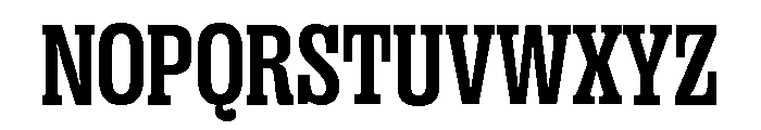 Right Slab Variable 19 Font UPPERCASE