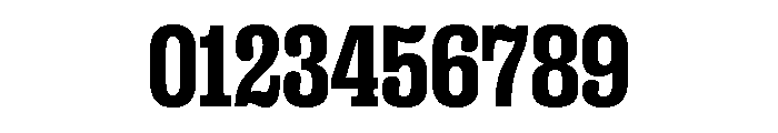 Right Slab Variable 20 Font OTHER CHARS