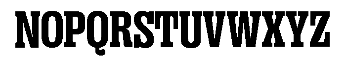 Right Slab Variable 20 Font UPPERCASE