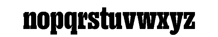 Right Slab Variable 21 Font LOWERCASE