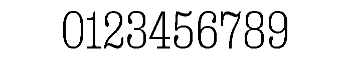 Right Slab Variable 22 Font OTHER CHARS