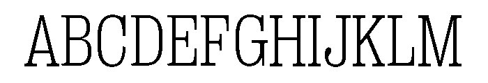 Right Slab Variable 22 Font UPPERCASE