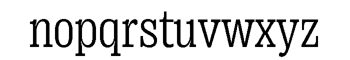 Right Slab Variable 23 Font LOWERCASE