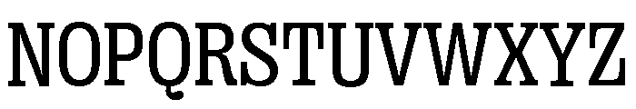 Right Slab Variable 24 Font UPPERCASE