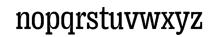 Right Slab Variable 24 Font LOWERCASE