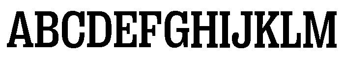 Right Slab Variable 25 Font UPPERCASE