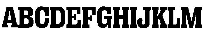 Right Slab Variable 27 Font UPPERCASE