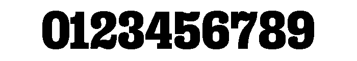 Right Slab Variable 28 Font OTHER CHARS
