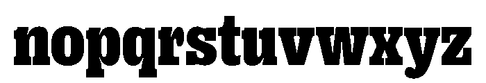 Right Slab Variable 28 Font LOWERCASE