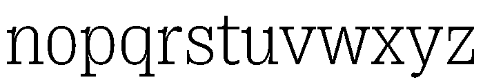Right Slab Variable 29 Font LOWERCASE