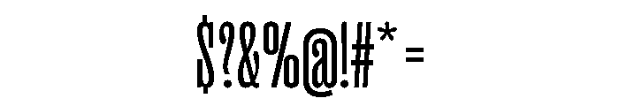 Right Slab Variable 3 Font OTHER CHARS