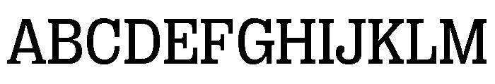 Right Slab Variable 31 Font UPPERCASE