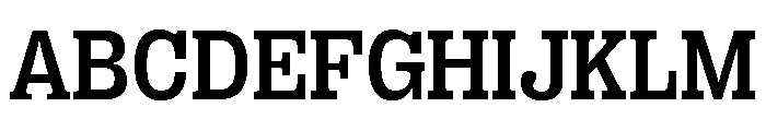 Right Slab Variable 32 Font UPPERCASE
