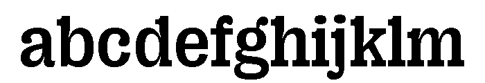 Right Slab Variable 32 FONT