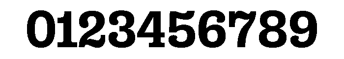 Right Slab Variable 33 Font OTHER CHARS