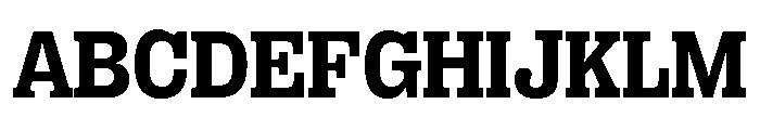 Right Slab Variable 33 Font UPPERCASE