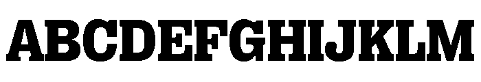 Right Slab Variable 34 Font UPPERCASE