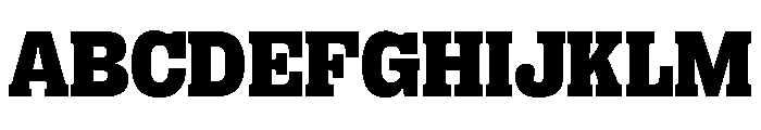 Right Slab Variable 35 Font UPPERCASE