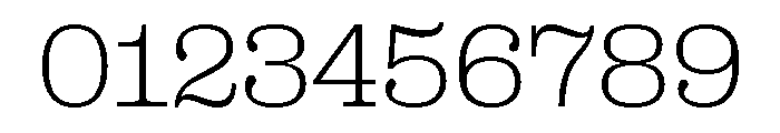 Right Slab Variable 36 Font OTHER CHARS