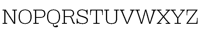 Right Slab Variable 36 Font UPPERCASE