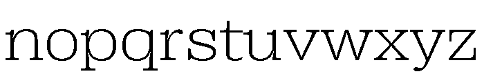 Right Slab Variable 36 Font LOWERCASE